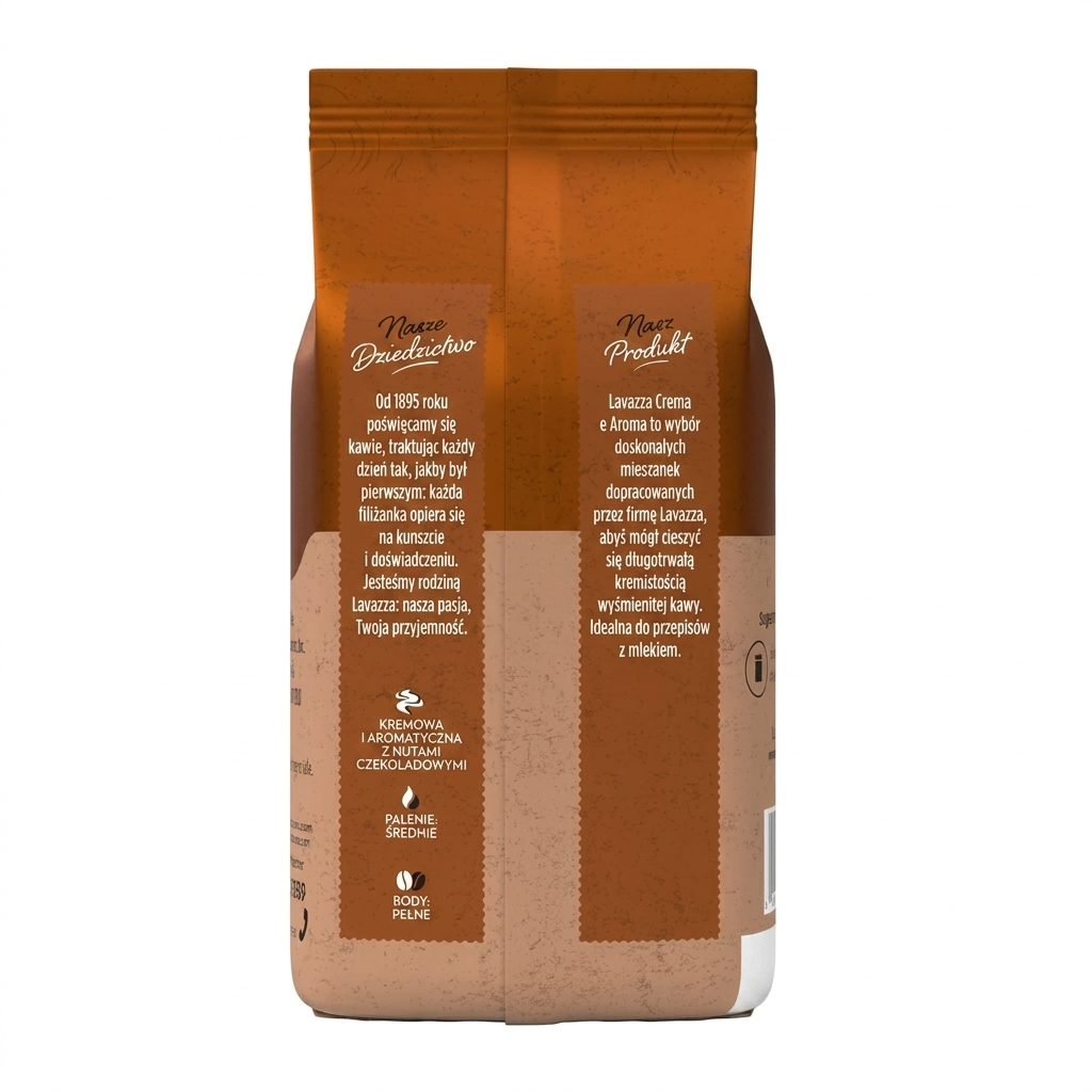 Kawa ziarnista mieszana Lavazza Crema e Aroma 5x1kg - Image 2
