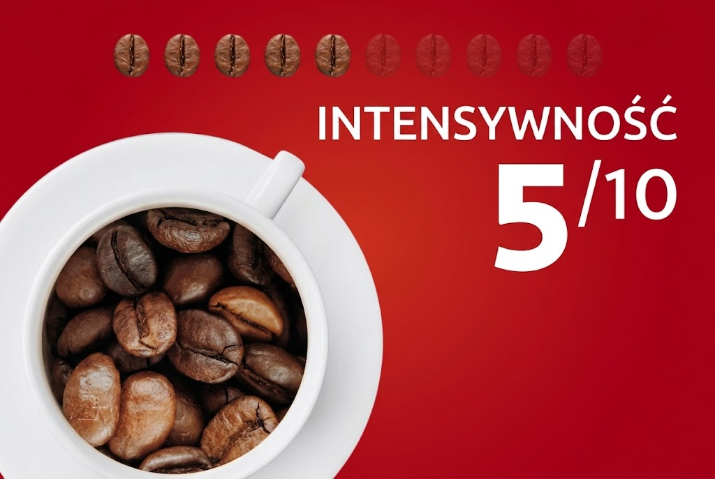 Ziarna kawy Lavazza Qualità Rossa 1 kg (jedno opakowanie), oferta limitowana, mieszanka Arabiki i Robusty, intensywność 5/10, średnie palenie. Lavazza. Kawa Lavazza. Kawa. Lavazza Rossa. Idealne na weekendowe wyprzedaże. Promocja majowa. Prezenty. Obniżki majowe. Napoje. Zakupy. - Image 3
